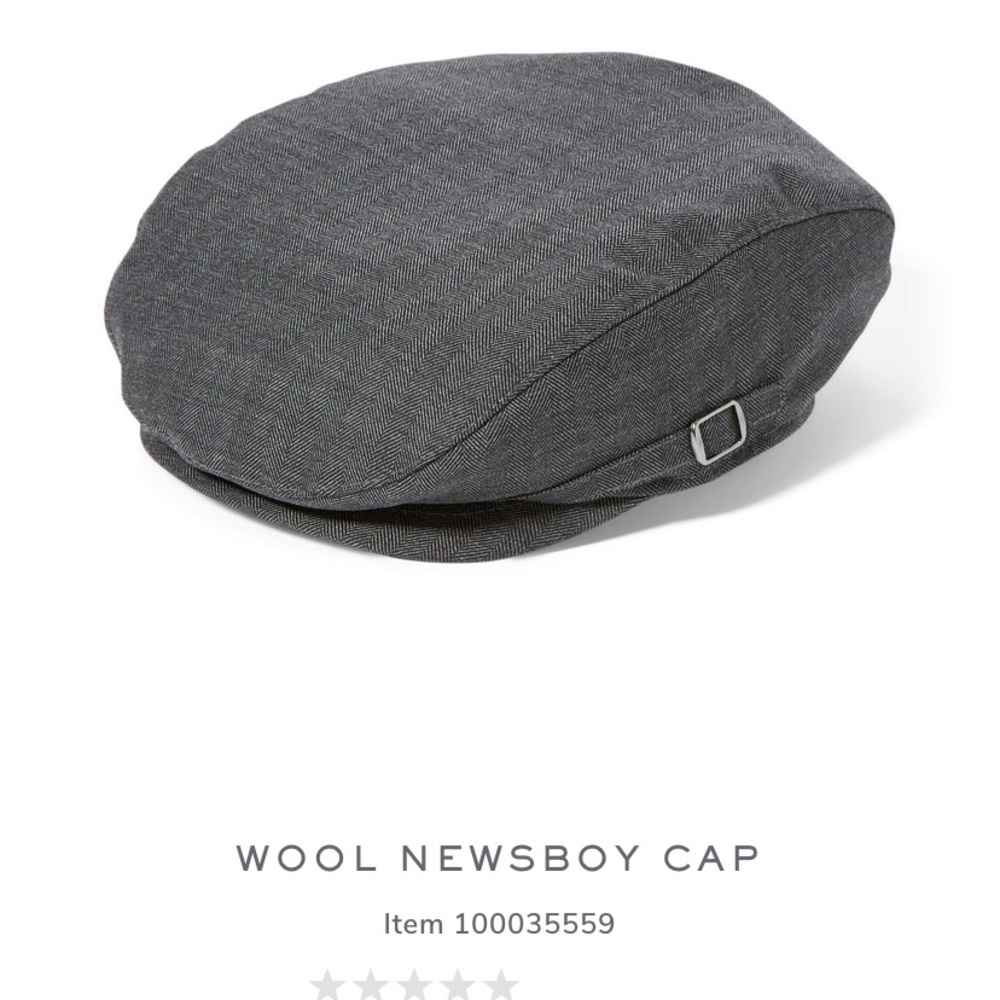 Janie and Jack wool newsboy cap